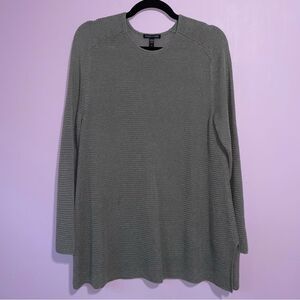 Eileen Fisher Crew Pullover Knit Sweater Size S Coastal Minimalist Sustainable
